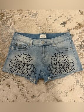 Hudson Jean shorts with embroidery size 24